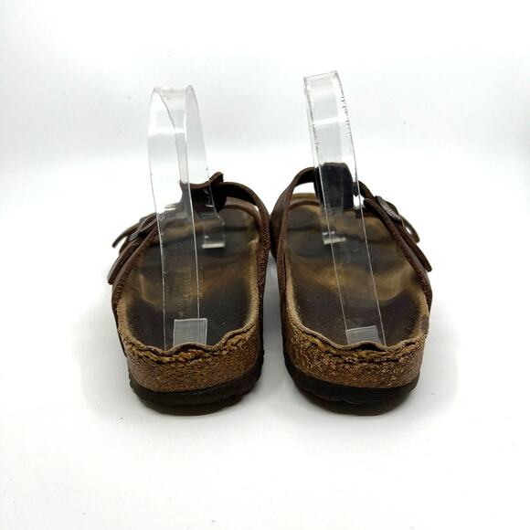 Birkenstock Larisa Brown Leather Sandals Women's 9 US - Picture 6 of 9